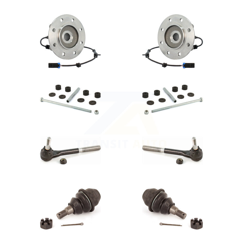 Bearing Lower Ball Joint Outer Tie Rod & Link Front Kit For K3500 Chevrolet GMC