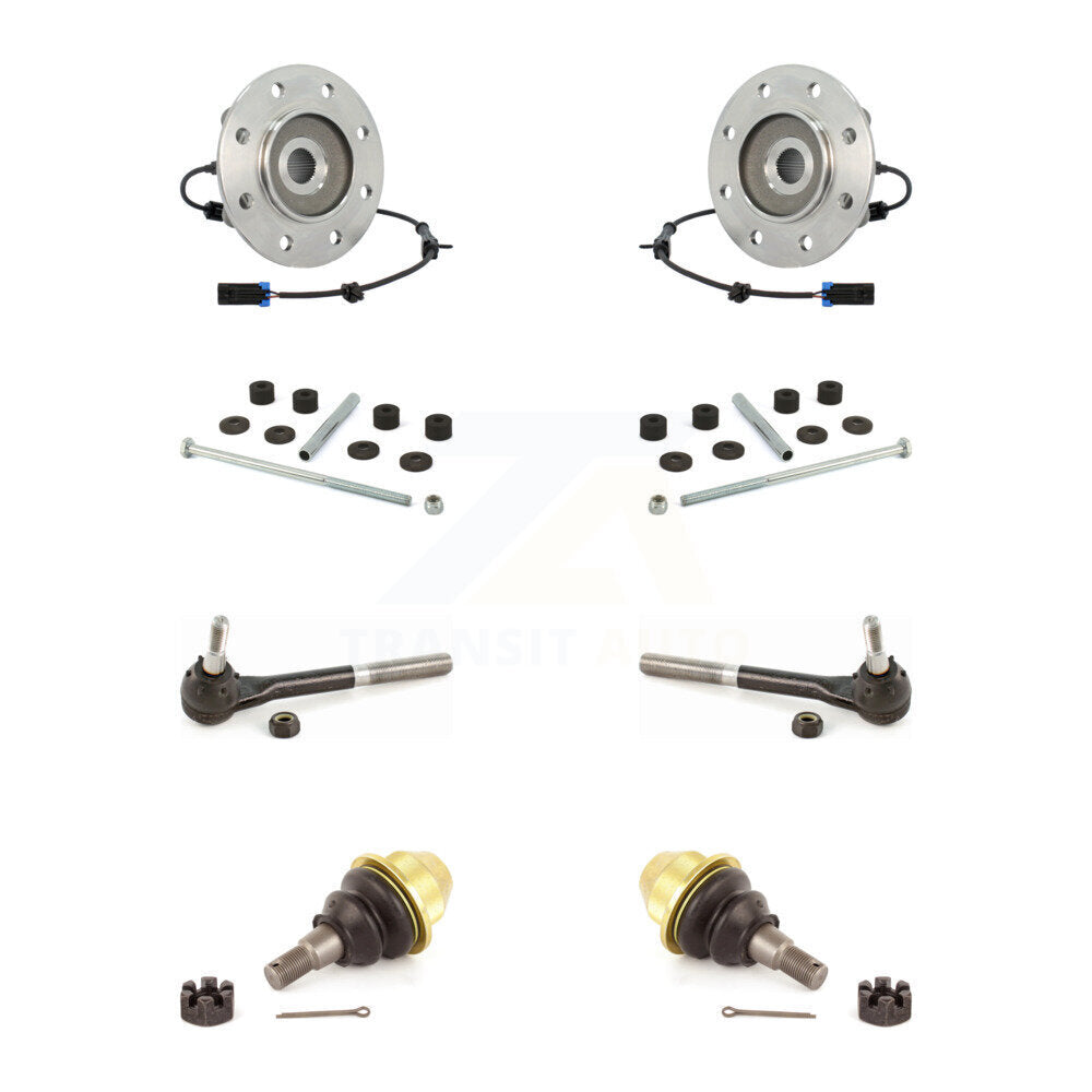 Bearing Lower Ball Joint Outer Tie Rod & Link Front Kit For K3500 Chevrolet GMC