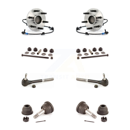 Hub Bearing Lower Ball Joint Outer Tie Rod & Link Front Kit For Chevrolet Tahoe