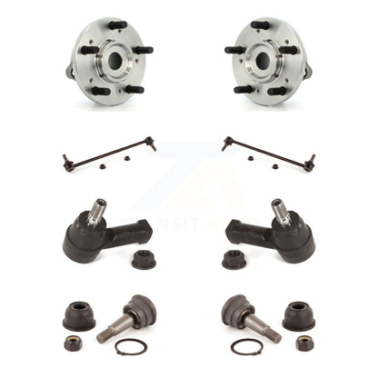 Hub Bearing Lower Ball Joint Outer Tie Rod Link Front Kit For Mitsubishi Eclipse