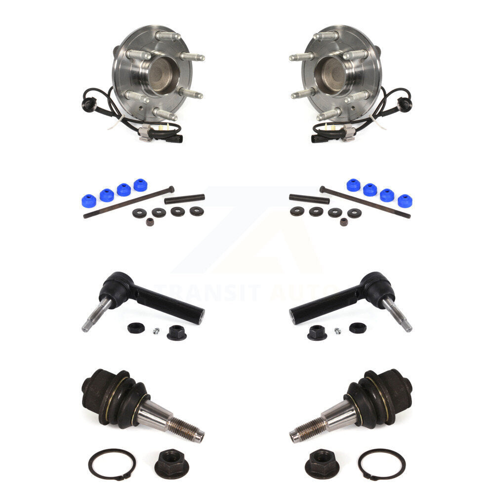 Bearing Lower Ball Joint Outer Tie Rod Link Front Kit For GMC Sierra 1500 Tahoe