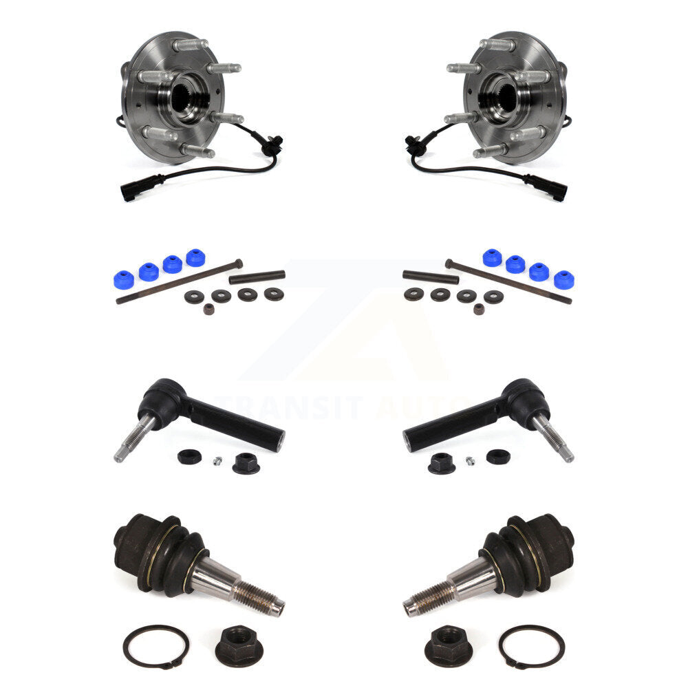 Bearing Lower Ball Joint Outer Tie Rod Link Front Kit For GMC Sierra 1500 Tahoe