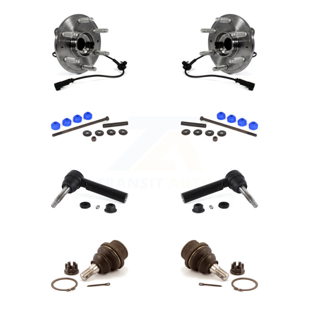 Bearing Lower Ball Joint Outer Tie Rod Link Front Kit For GMC Sierra 1500 Tahoe