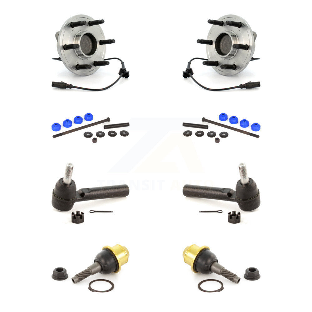 Bearing Lower Ball Joint Outer Tie Rod & Link Front Kit For Chevrolet GMC Sierra