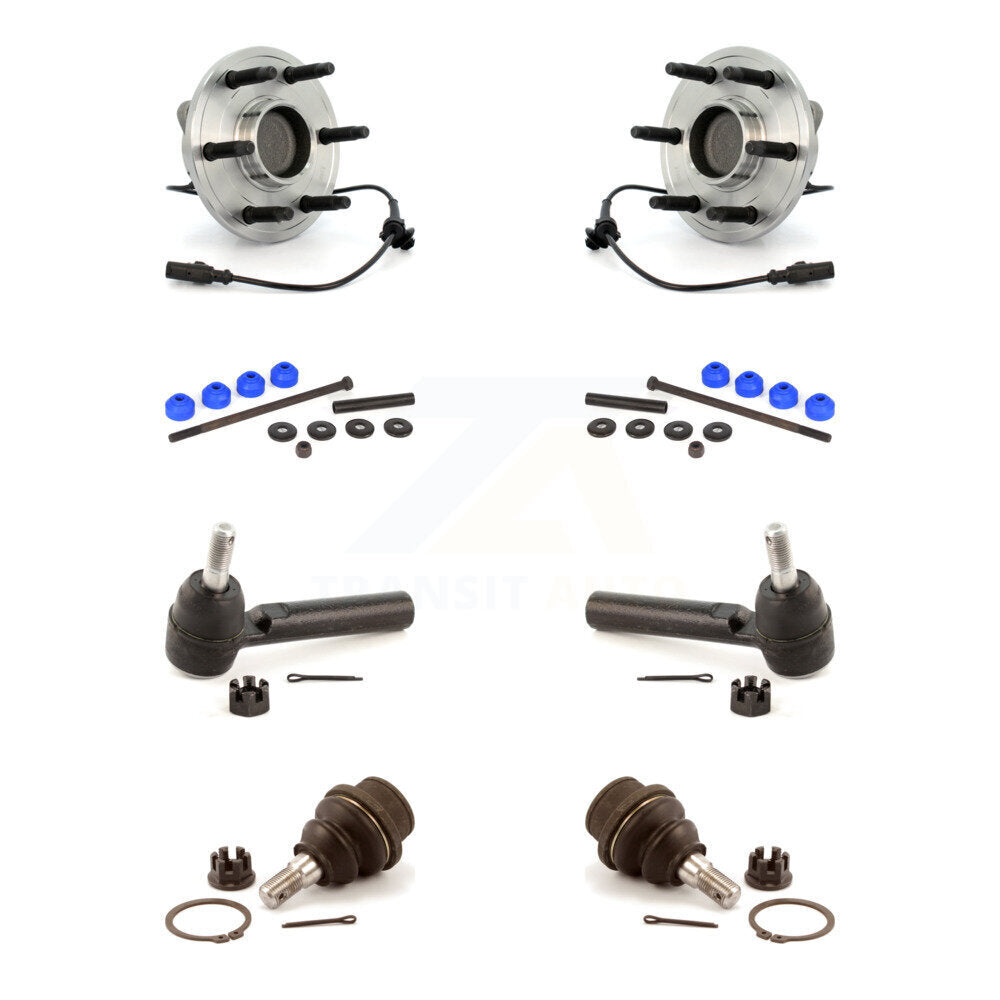Bearing Lower Ball Joint Outer Tie Rod & Link Front Kit For Chevrolet GMC Sierra
