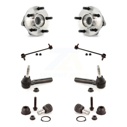 Hub Bearing Lower Ball Joint Outer Tie Rod Link Front Kit For 2009 Dodge Caliber