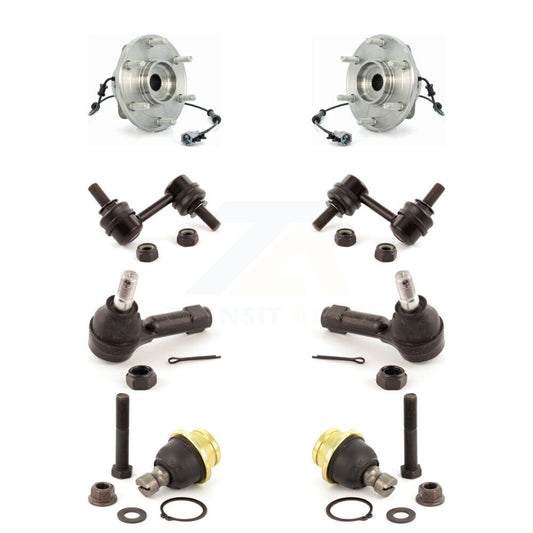 Bearing Lower Ball Joint Outer Tie Rod & Sway Bar Stabilizer Link Front Kit For