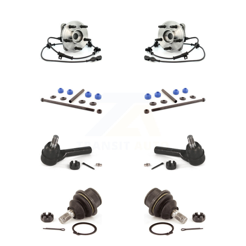Bearing Lower Ball Joint Outer Tie Rod & Link Front Kit For Ford Explorer Sport