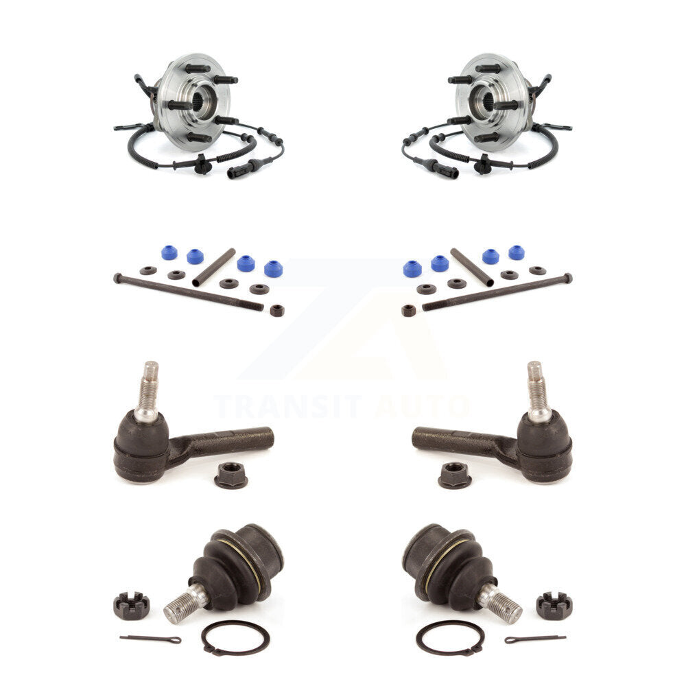 Bearing Lower Ball Joint Outer Tie Rod & Link Front Kit For Ford Explorer Sport