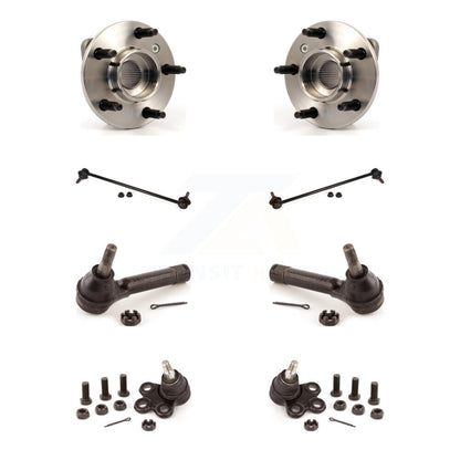 Hub Bearing Lower Ball Joint Outer Tie Rod & Link Front Kit For Pontiac Montana