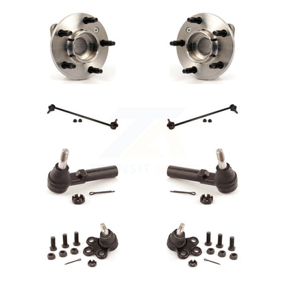 Hub Bearing Lower Ball Joint Outer Tie Rod Link Front Kit For Pontiac Grand Prix