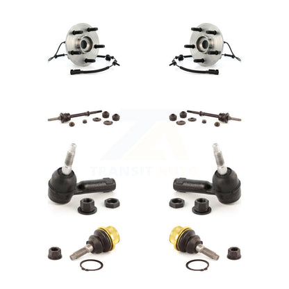 Hub Bearing Lower Ball Joint Outer Tie Rod End Link Front Kit For Dodge Ram 1500