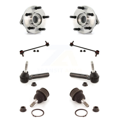Hub Bearing Lower Ball Joint Outer Tie Rod Link Front Kit For Chrysler 200 Dodge