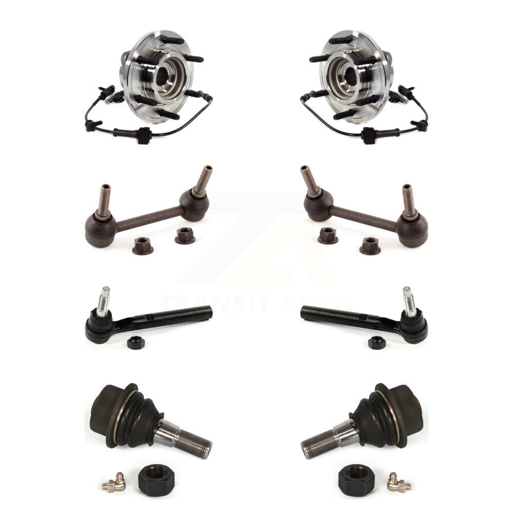 Bearing Lower Ball Joint Outer Tie Rod Sway Bar Link Front Kit For Hummer H3T H3