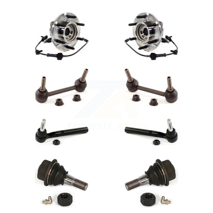 Bearing Lower Ball Joint Outer Tie Rod Sway Bar Link Front Kit For Hummer H3T H3