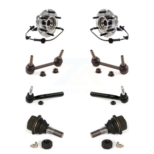 Bearing Lower Ball Joint Outer Tie Rod Sway Bar Link Front Kit For Hummer H3T H3