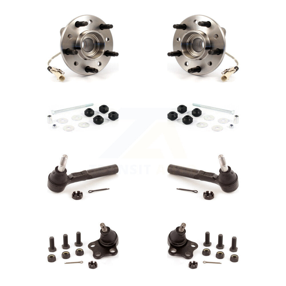 Bearing Lower Ball Joint Outer Tie Rod Link Front Kit For Pontiac Grand Am Alero
