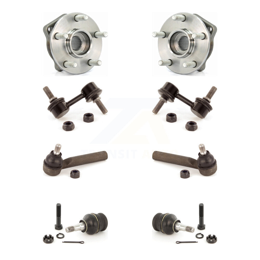 Bearing Lower Ball Joint Outer Tie Rod Link Front Kit For Subaru Impreza Outback