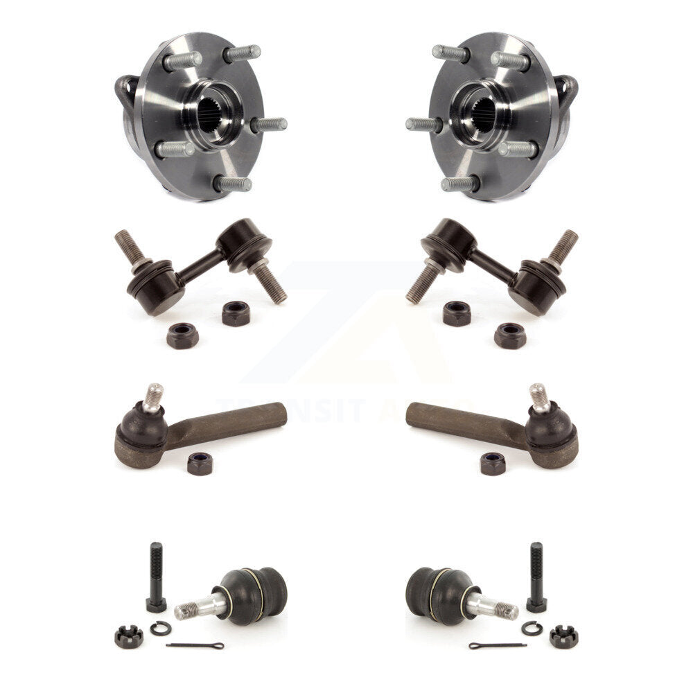 Bearing Lower Ball Joint Outer Tie Rod Link Front Kit For Subaru Impreza WRX STI