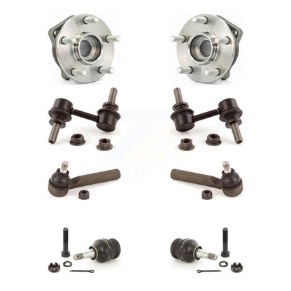 Hub Bearing Lower Ball Joint Outer Tie Rod Link Front Kit For Subaru Outback XV