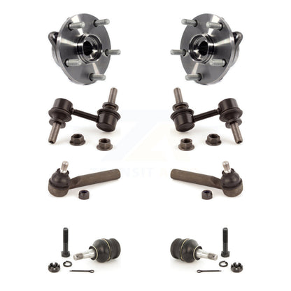 Hub Bearing Lower Ball Joint Outer Tie Rod End Link Front Kit For Subaru WRX STI