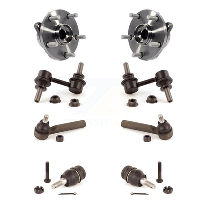 Hub Bearing Lower Ball Joint Outer Tie Rod Link Front Kit For Subaru B9 Tribeca
