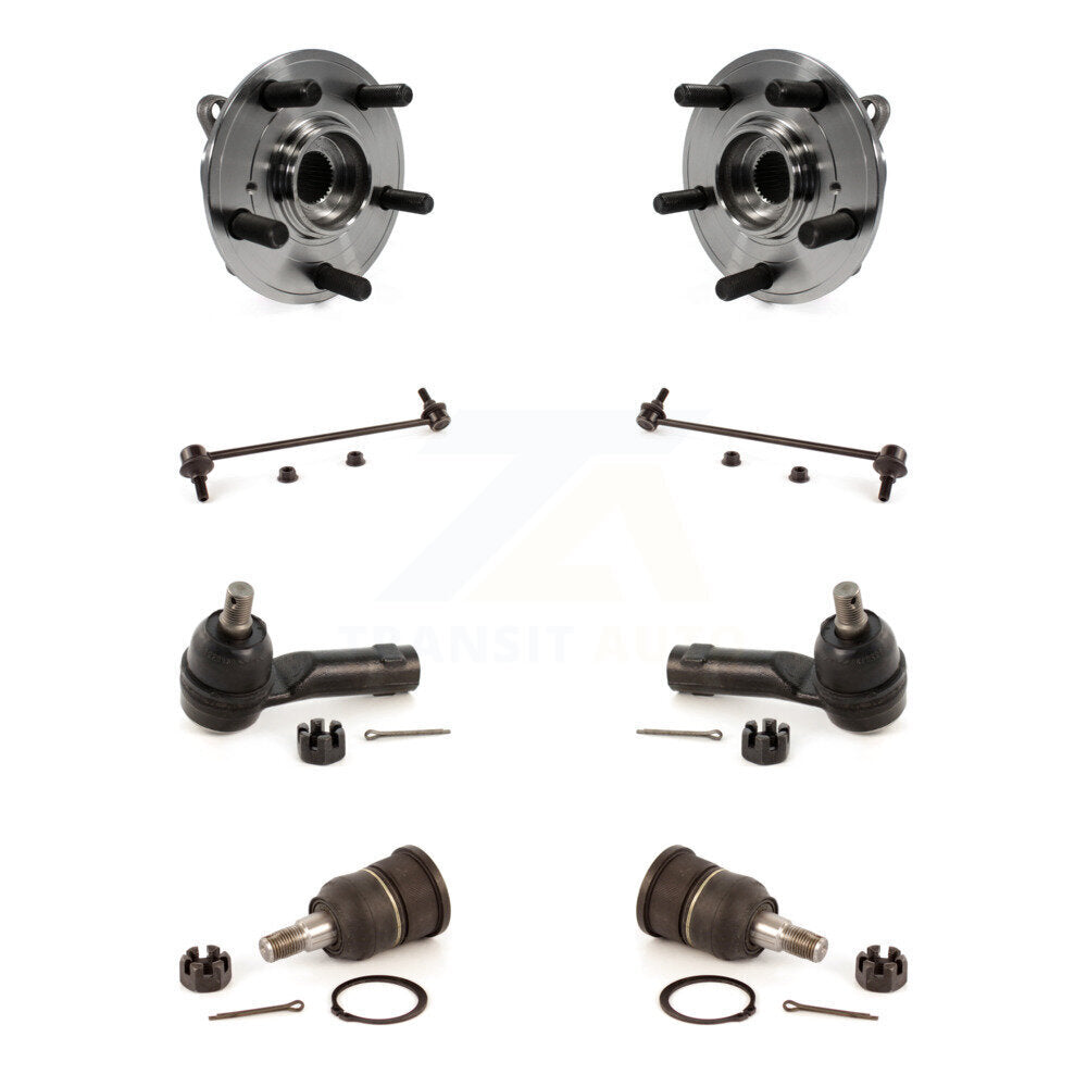 Bearing Lower Ball Joint Outer Tie Rod Sway Bar Link Front Kit For Honda Odyssey