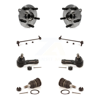 Bearing Lower Ball Joint Outer Tie Rod Sway Bar Link Front Kit For Honda Odyssey