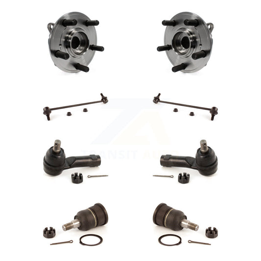 Bearing Lower Ball Joint Outer Tie Rod Sway Bar Link Front Kit For Honda Odyssey