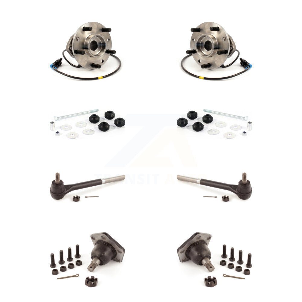 Bearing Lower Ball Joint Outer Tie Rod & Link Front Kit For Chevrolet GMC Blazer