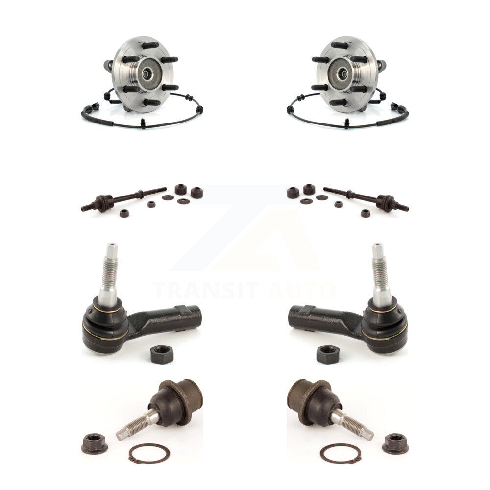 Bearing Lower Ball Joint Outer Tie Rod Link Front Kit For Ford F-150 Lincoln LT