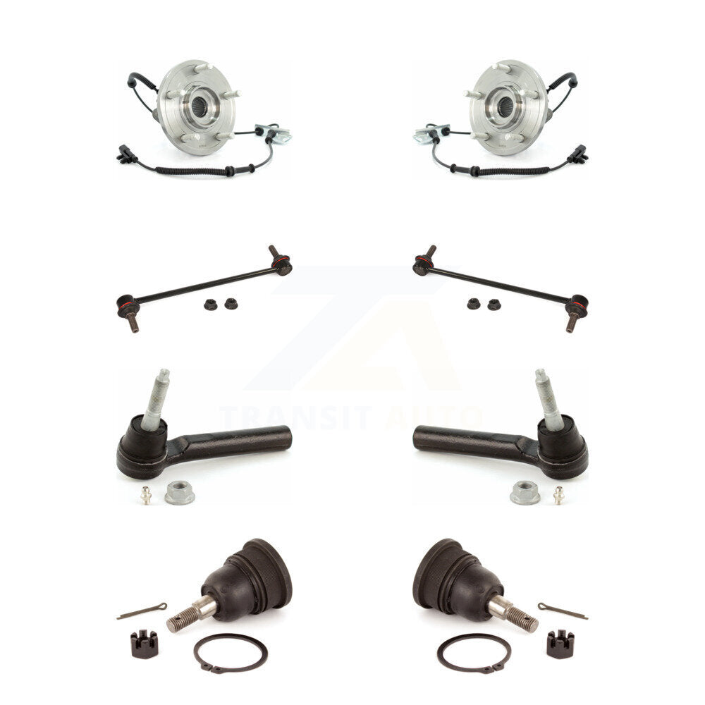 Bearing Lower Ball Joint Outer Tie Rod Link Front Kit For Dodge Grand Caravan &