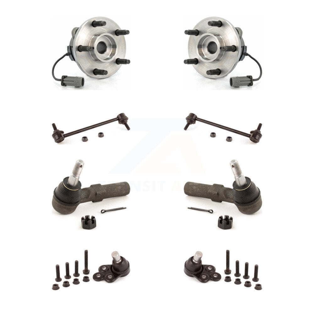Bearing Lower Ball Joint Outer Tie Rod Sway Bar Link Front Kit For Chevrolet HHR