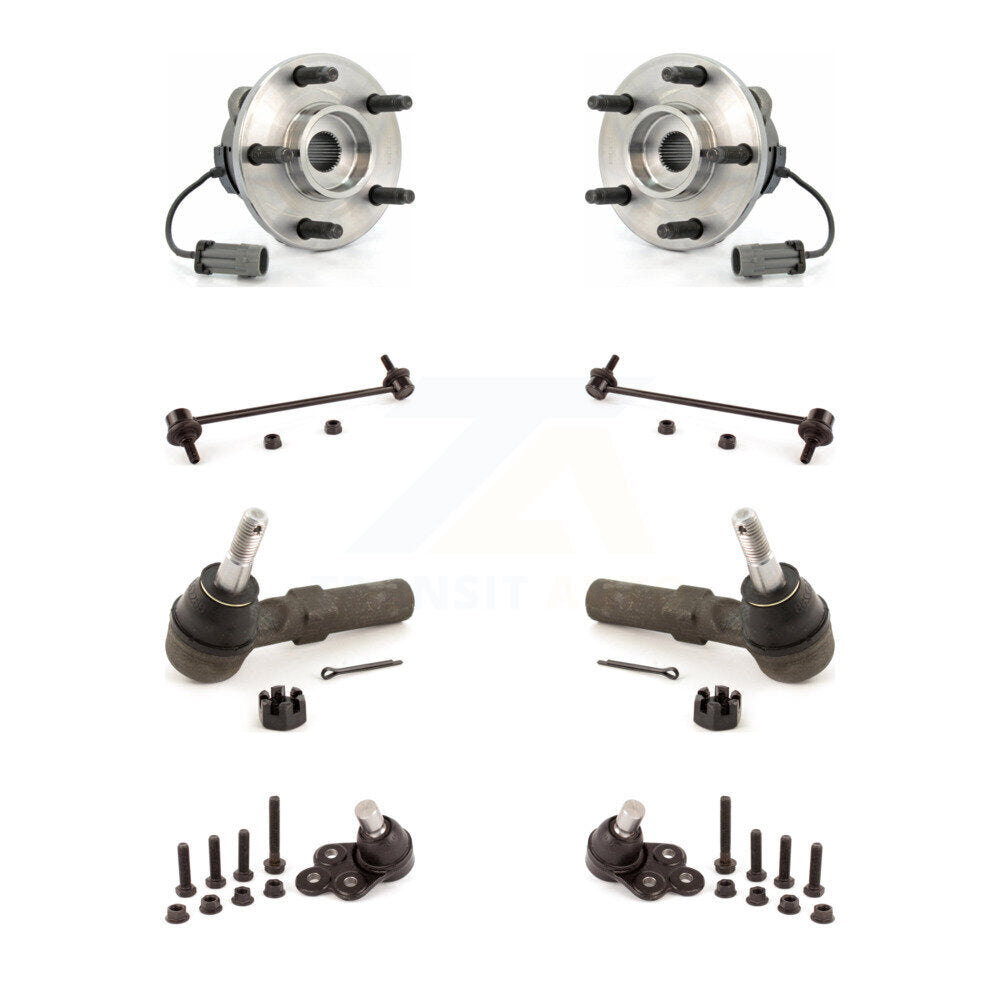 Bearing Lower Ball Joint Outer Tie Rod Sway Bar Link Front Kit For Chevrolet HHR
