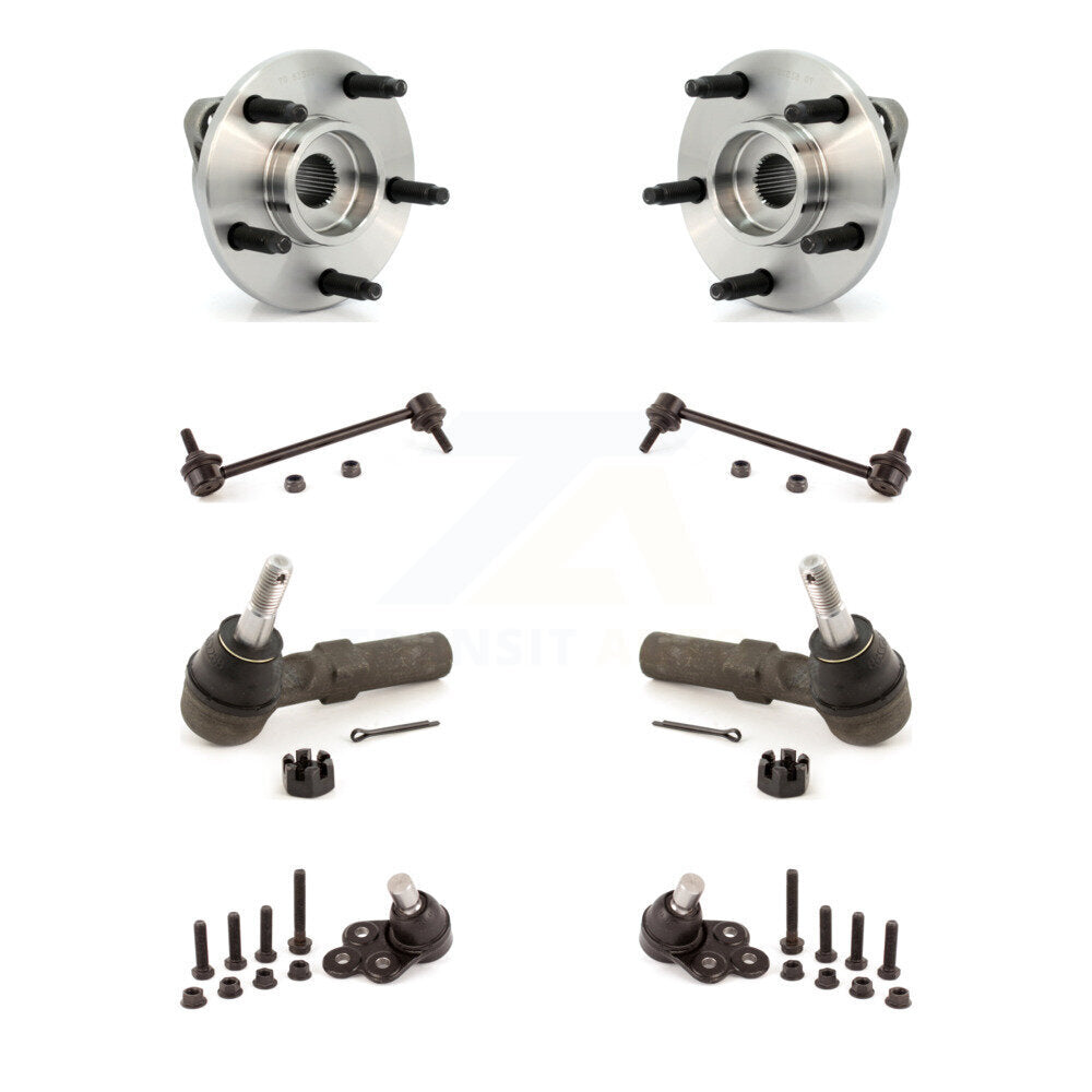 Bearing Lower Ball Joint Outer Tie Rod Sway Bar Link Front Kit For Chevrolet HHR