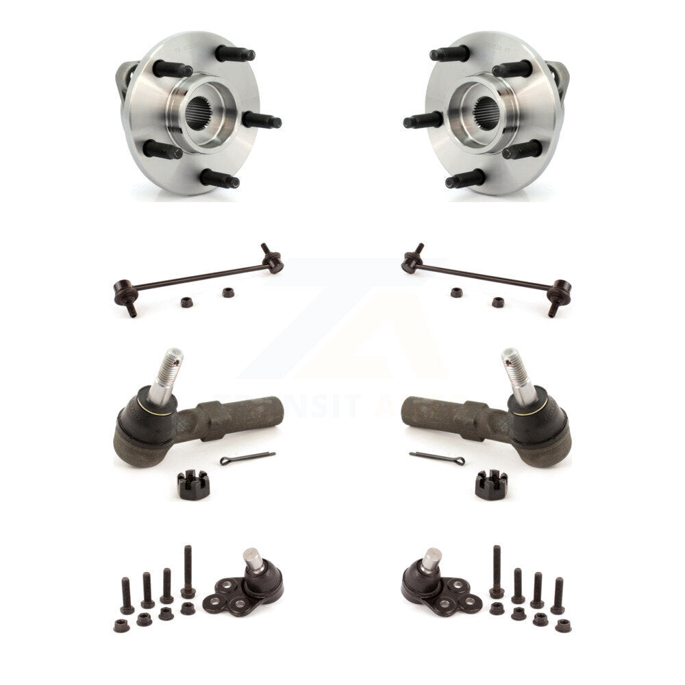 Bearing Lower Ball Joint Outer Tie Rod Sway Bar Link Front Kit For Chevrolet HHR