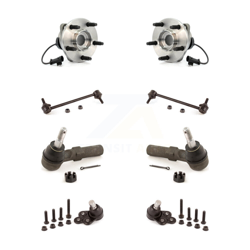 Bearing Lower Ball Joint Outer Tie Rod Sway Bar Link Front Kit For Chevrolet HHR