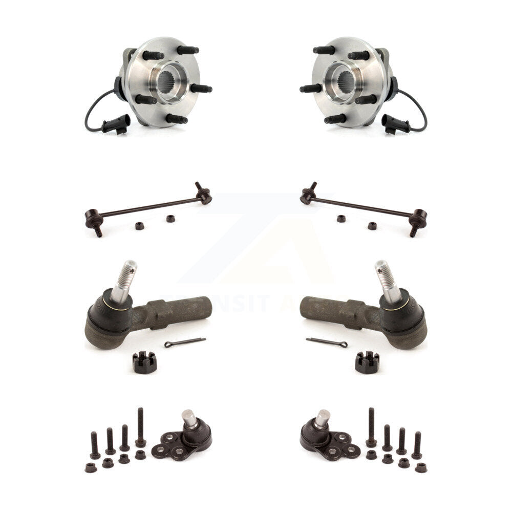 Bearing Lower Ball Joint Outer Tie Rod Sway Bar Link Front Kit For Chevrolet HHR