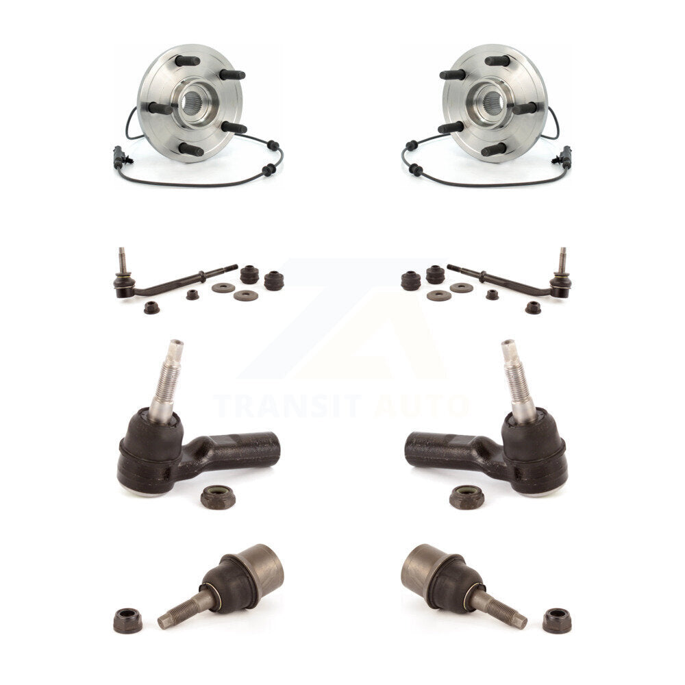 Bearing Lower Ball Joint Outer Tie Rod Sway Bar Link Front Kit For Dodge Durango