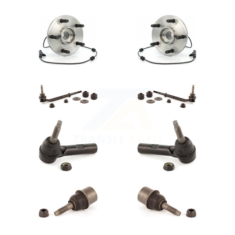 Bearing Lower Ball Joint Outer Tie Rod Sway Bar Link Front Kit For Dodge Durango