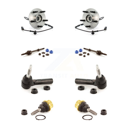 Hub Bearing Lower Ball Joint Outer Tie Rod End Link Front Kit For Dodge Ram 1500