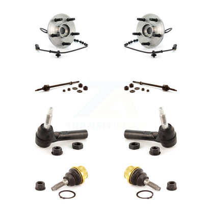Hub Bearing Lower Ball Joint Outer Tie Rod End Link Front Kit For Dodge Ram 1500