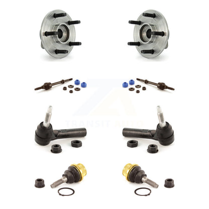 Hub Bearing Lower Ball Joint Outer Tie Rod End Link Front Kit For Dodge Ram 1500