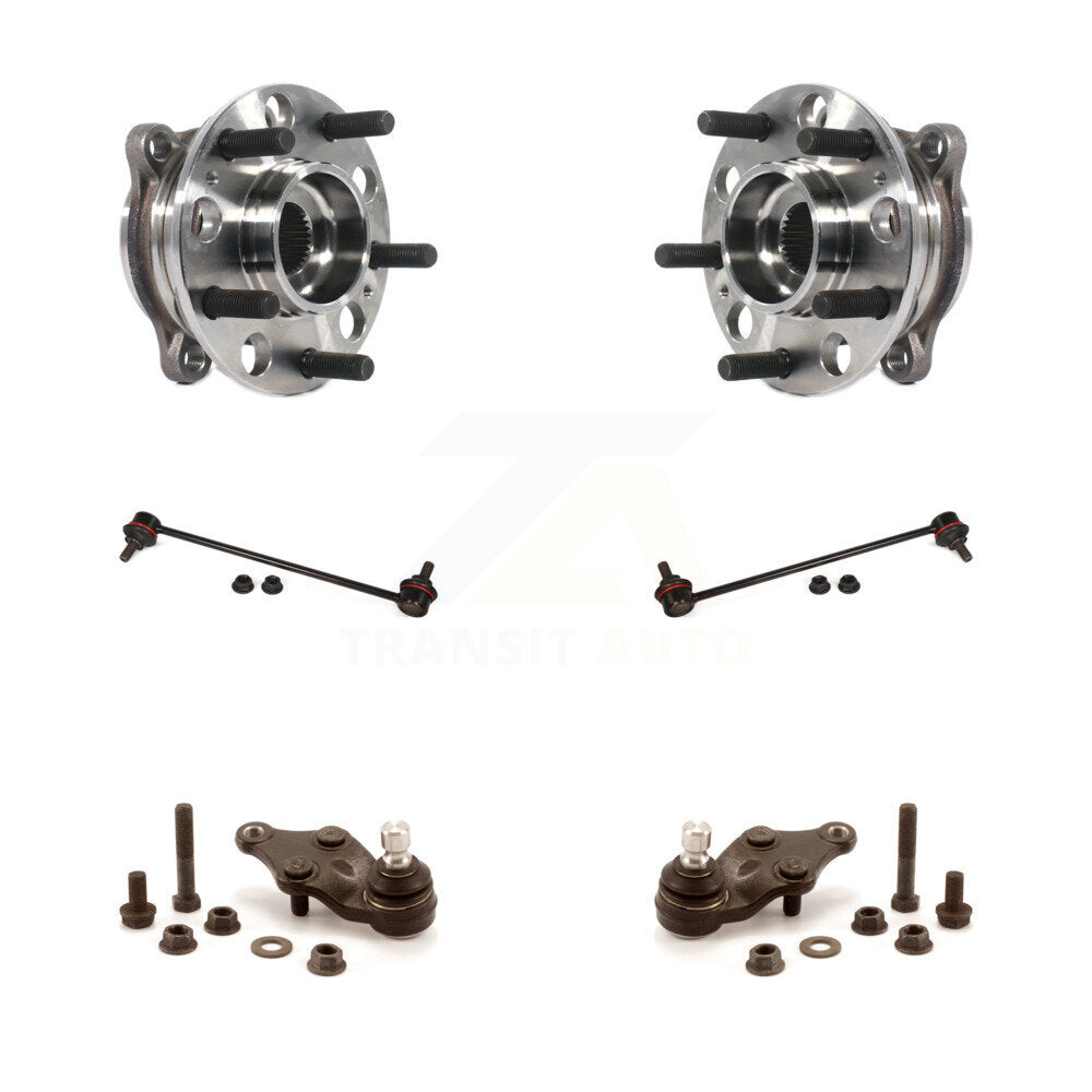 Bearing Lower Ball Joint & Sway Bar Link Front Kit For Hyundai Santa Fe Sport XL