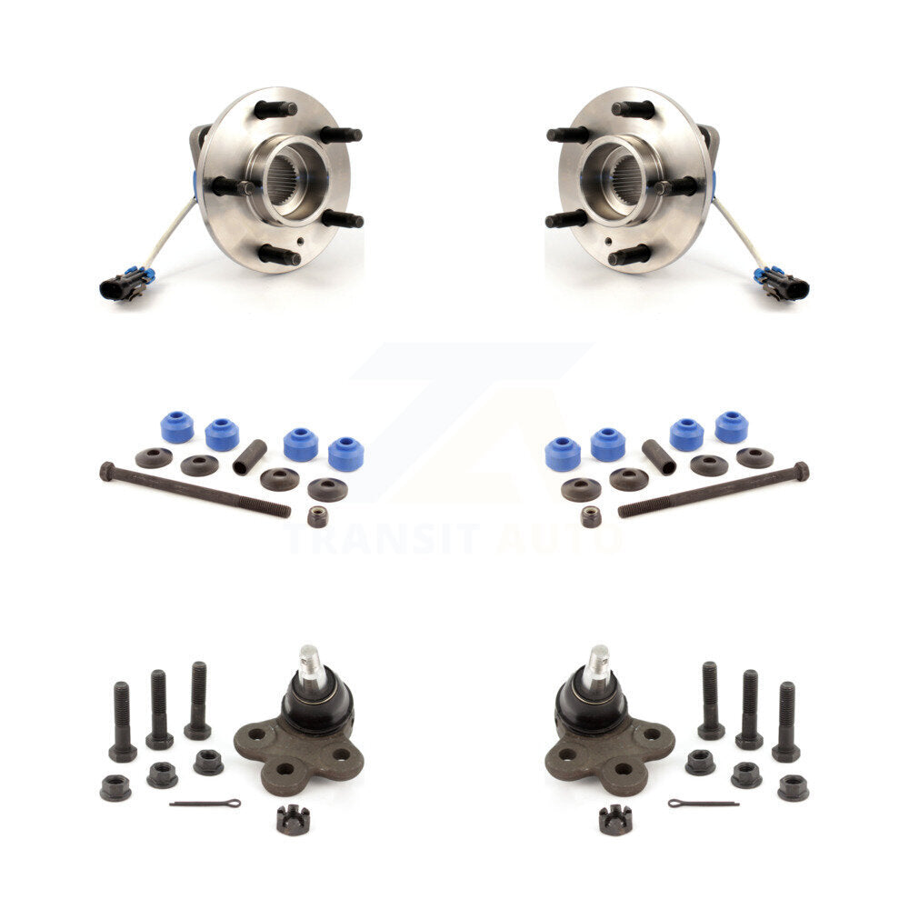 Hub Bearing Lower Ball Joint Link Front Kit For Buick LeSabre Pontiac Bonneville