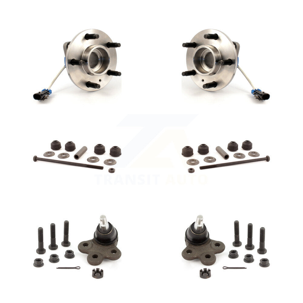 Hub Bearing Lower Ball Joint Link Front Kit For Buick LeSabre Pontiac Bonneville