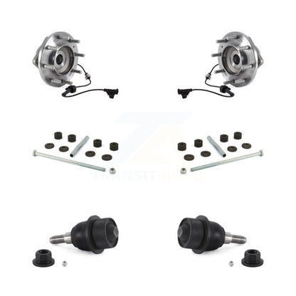 Hub Bearing Lower Ball Joint Link Front Kit For GMC Sierra 3500 HD Chevrolet 4WD