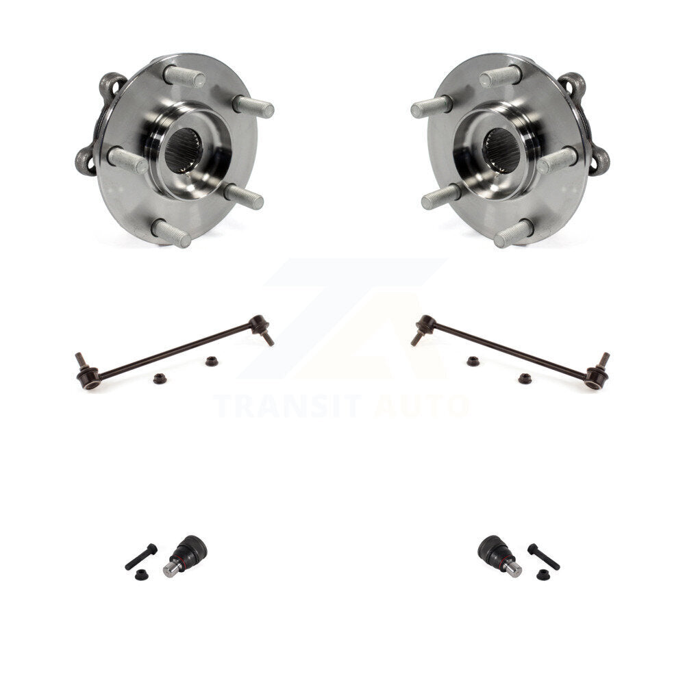 Hub Bearing Lower Ball Joint Sway Bar Stabilizer Link Front Kit For Mazda CX-5 6