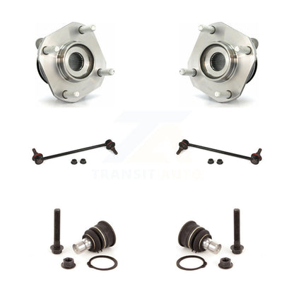 Hub Bearing Lower Ball Joint And Link Front Kit For 2007-2012 Nissan Sentra 2.0L