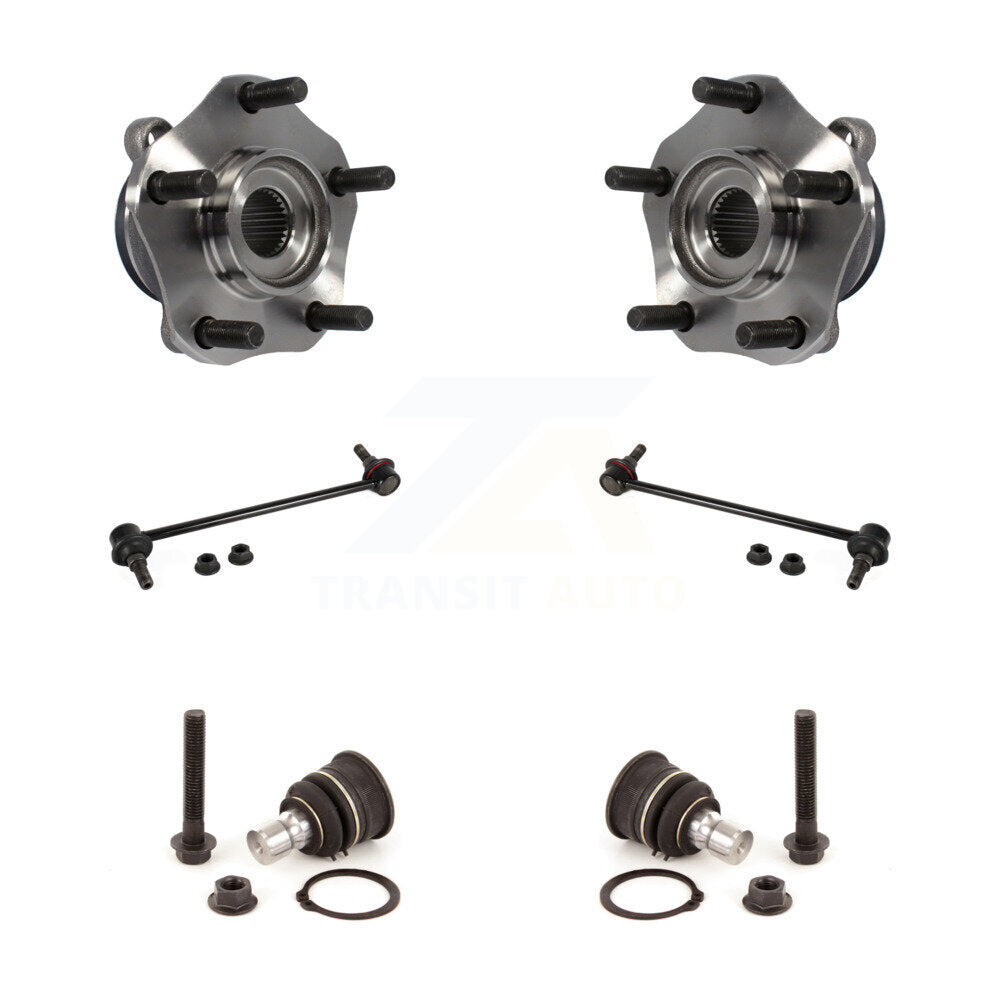 Bearing Lower Ball Joint & Link Front Kit For Nissan Sentra NV200 LEAF Chevrolet